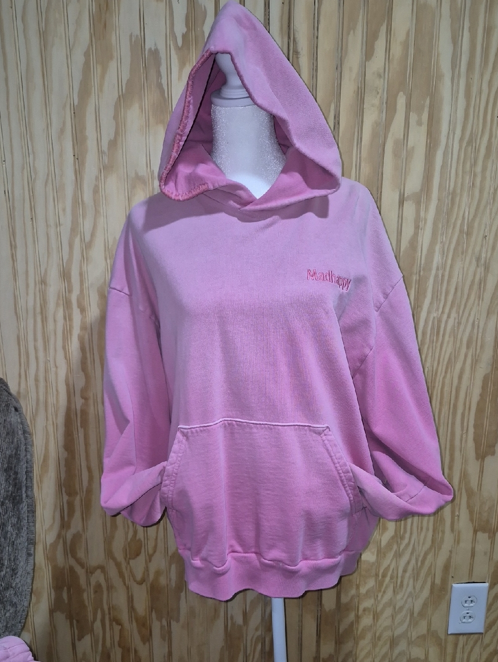 Madhappy Pink Hooded Sweatshirt With Matching Pants And Shorts